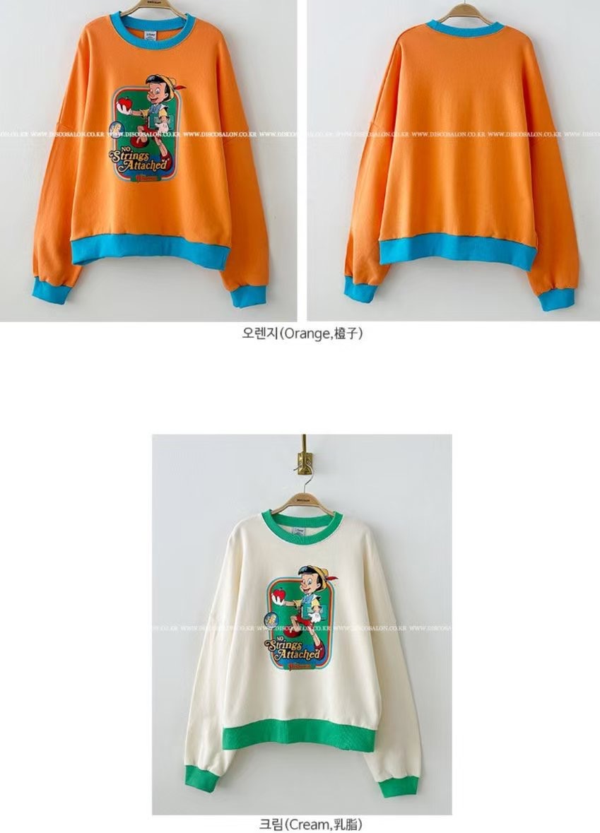 L V C韓國直郵㊣東大門實拍女裝新品25春夏時尚休閑人氣衛衣L_V_C衛衣