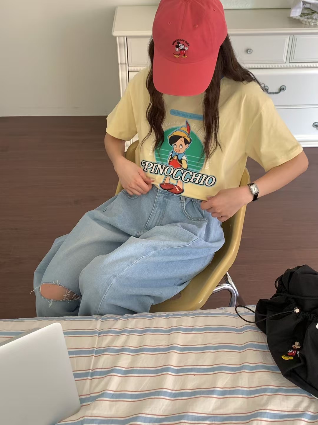 L V C直郵韓國代購㊣女裝新品推薦職業休閑人氣熱賣時尚T恤L_V_CT恤
