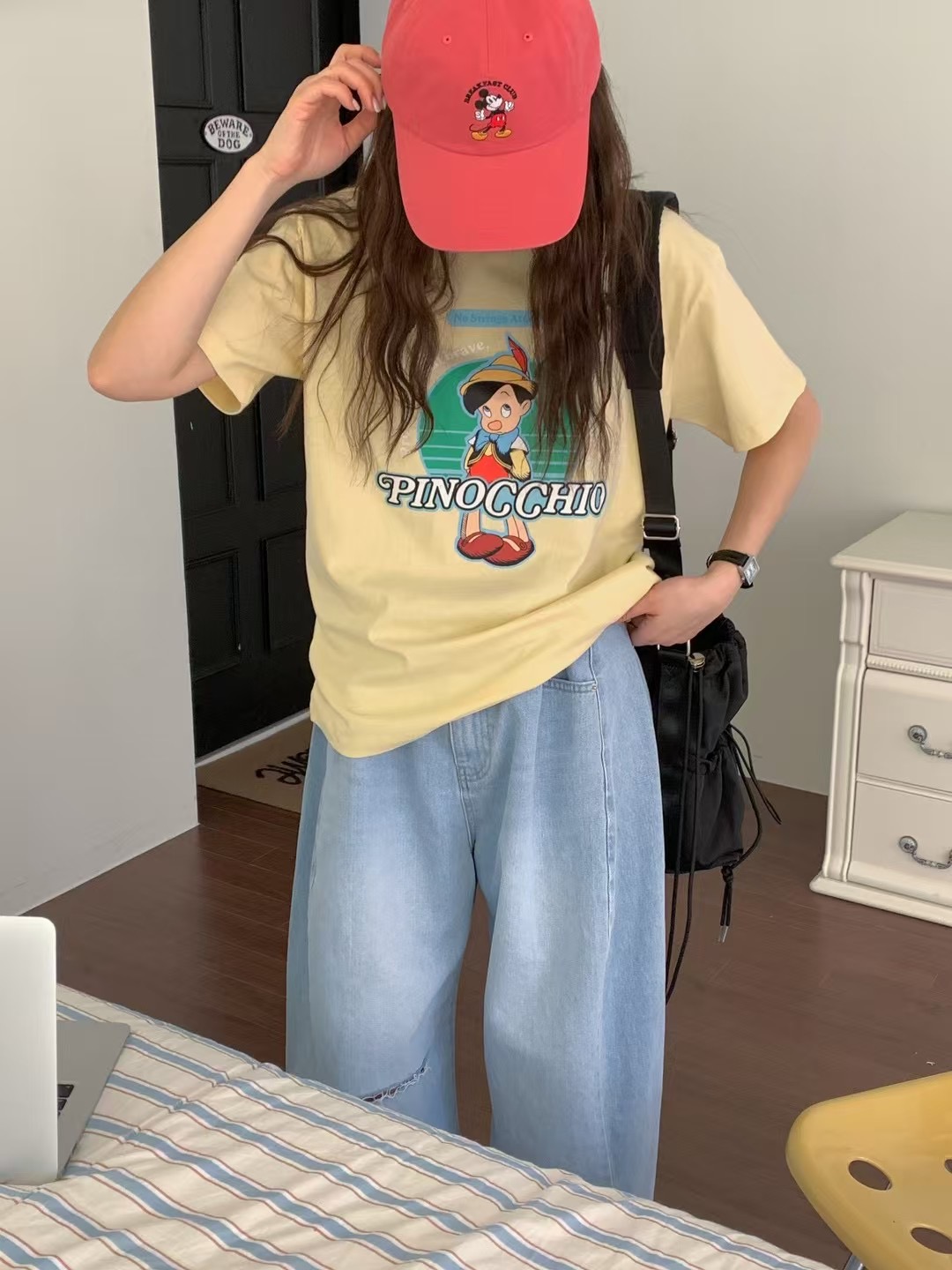 L V C直郵韓國代購㊣女裝新品推薦職業休閑人氣熱賣時尚T恤L_V_CT恤
