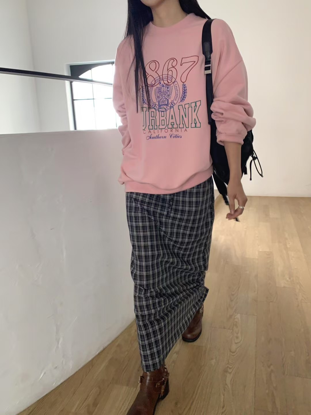 WHERELL直郵韓國代購㊣女裝新款熱賣25春夏人氣推薦時尚衛衣GROW-WHERELL衛衣