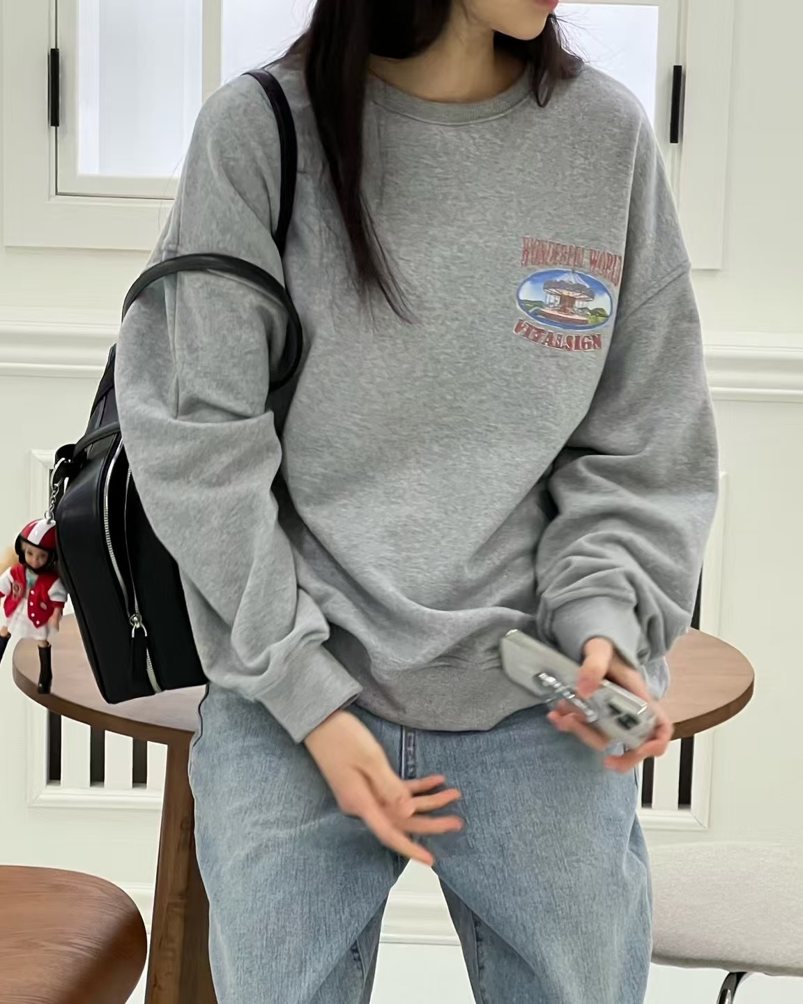 TERROIR韓國直郵㊣東大門實拍女裝新品人氣推薦時尚職業衛衣TERROIR衛衣