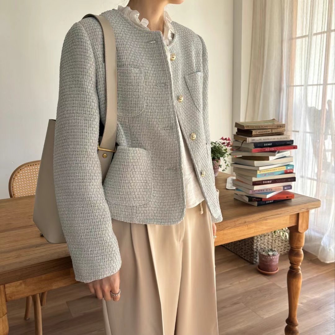 MAENEW韓國直郵㊣女裝新款職業熱賣時尚25春夏休閑推薦夾克MAENEW夾克
