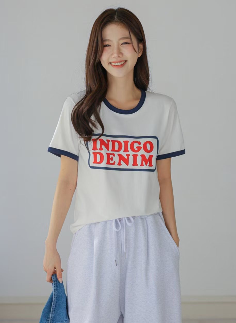 L V C直郵韓國代購㊣女裝新品25春夏時尚職業推薦休閑T恤L_V_CT恤