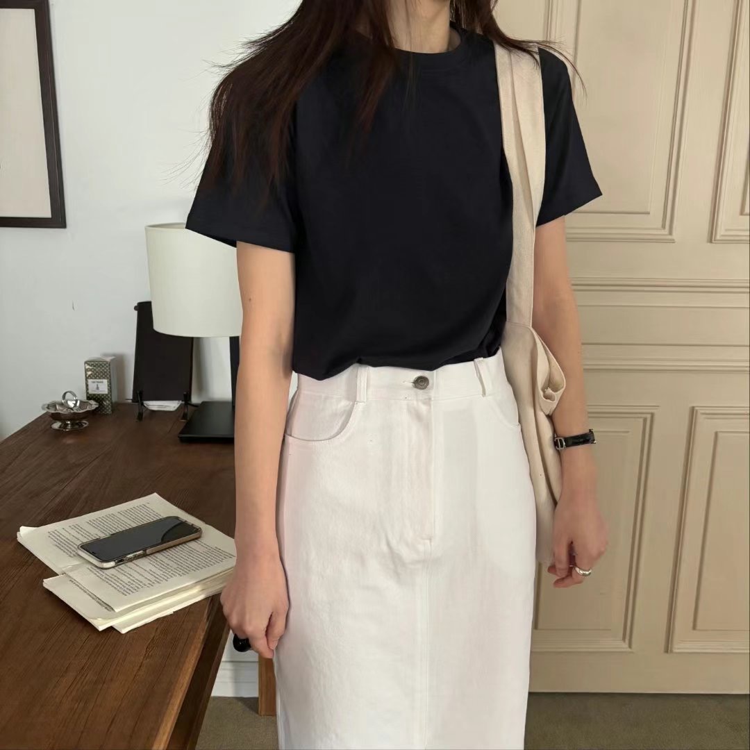 MAENEW韓國直郵㊣女裝新款職業推薦休閑熱賣人氣時尚25春夏T恤MAENEWT恤圖色2