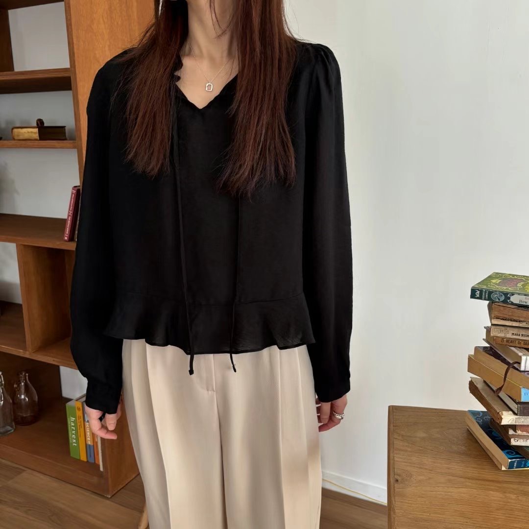 MAENEW直郵韓國代購㊣女裝新款25春夏熱賣推薦時尚襯衫蕾絲衫MAENEW襯衫/蕾絲衫