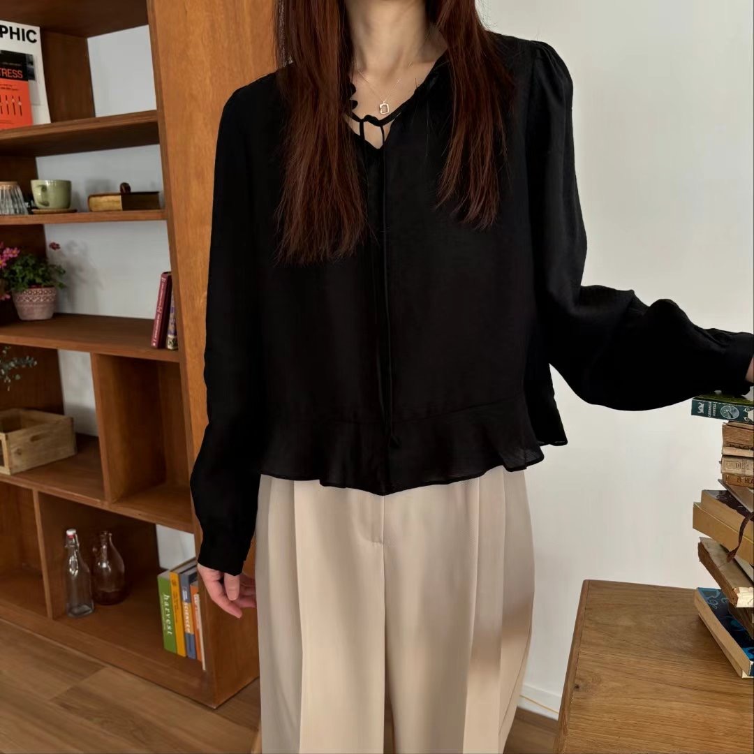 MAENEW直郵韓國代購㊣女裝新款25春夏熱賣推薦時尚襯衫蕾絲衫MAENEW襯衫/蕾絲衫圖色3