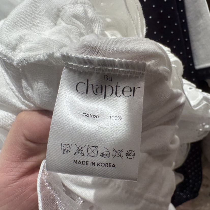BY CHAPTER直郵韓國代購㊣女裝新品熱賣職業推薦時尚25春夏T恤ChapterT恤