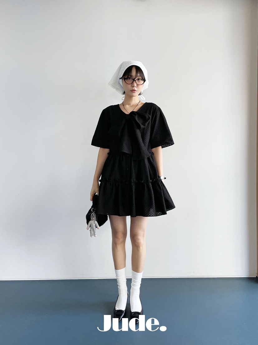 HEYJUDE韓國直郵㊣女裝新品推薦休閑人氣熱賣時尚職業連衣裙HEYJUDE連衣裙圖色3