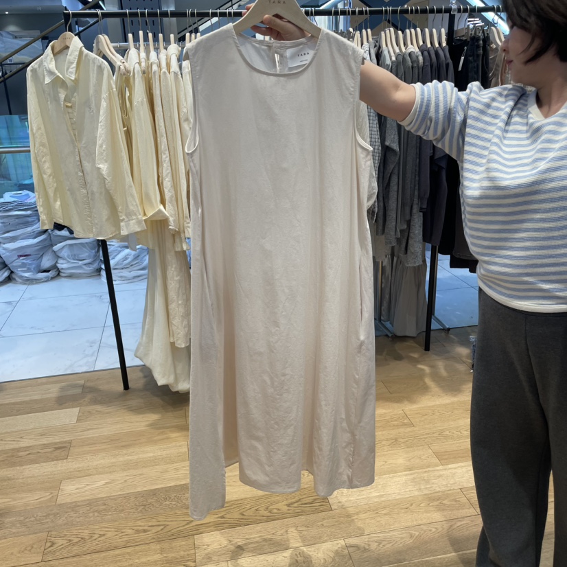 TARA韓國直郵㊣女裝新款25春夏休閑時尚推薦職業熱賣連衣裙TARA連衣裙圖色1