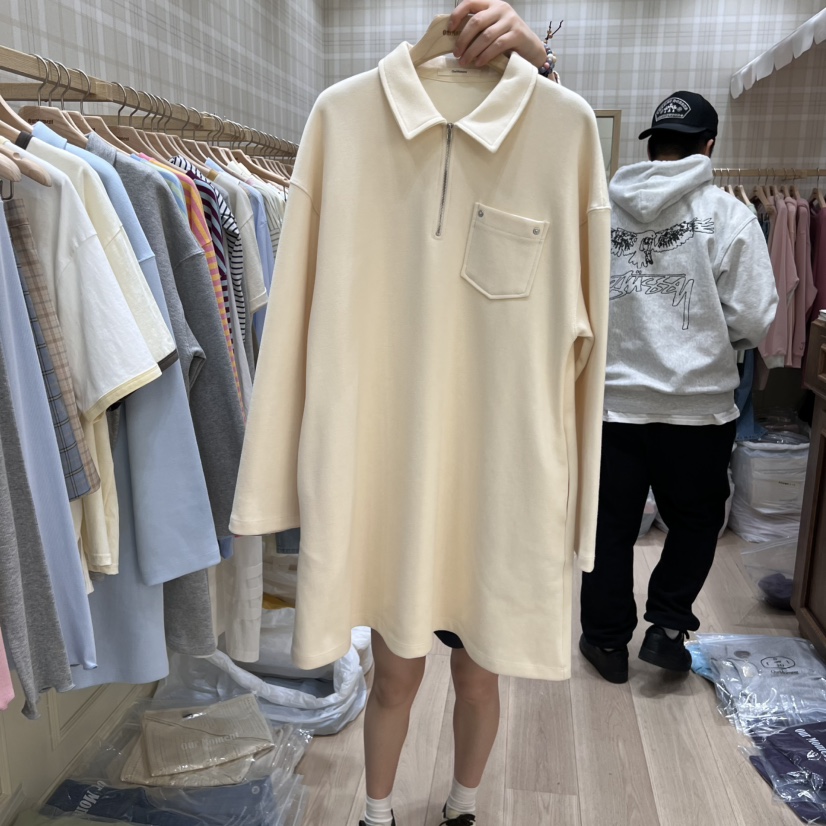 OURMOMENT直郵韓國代購㊣女裝新品人氣推薦25春夏休閑連衣裙OURMOMENT連衣裙圖色2