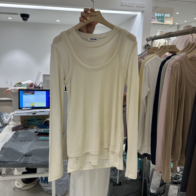 DAILYJUD韓國直郵㊣女裝新款熱賣25春夏休閑時尚套裝兩件套CONNAUGHT套裝圖色1