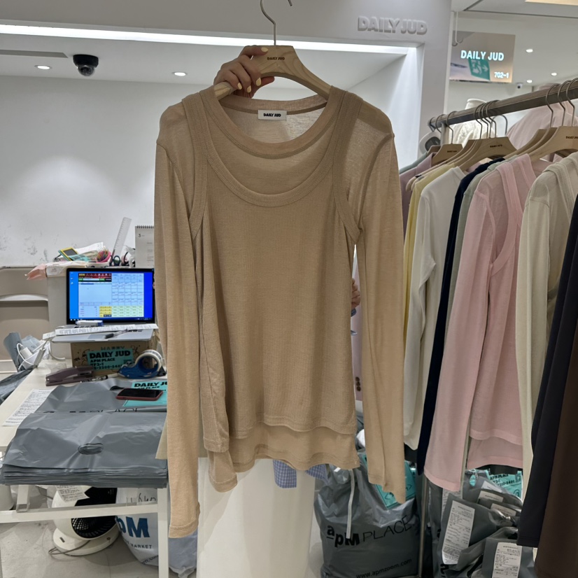 DAILYJUD韓國直郵㊣女裝新款熱賣25春夏休閑時尚套裝兩件套CONNAUGHT套裝圖色2