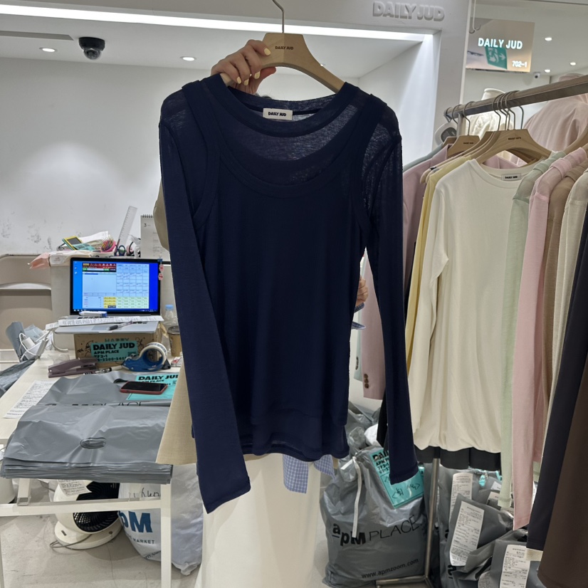 DAILYJUD韓國直郵㊣女裝新款熱賣25春夏休閑時尚套裝兩件套CONNAUGHT套裝圖色5