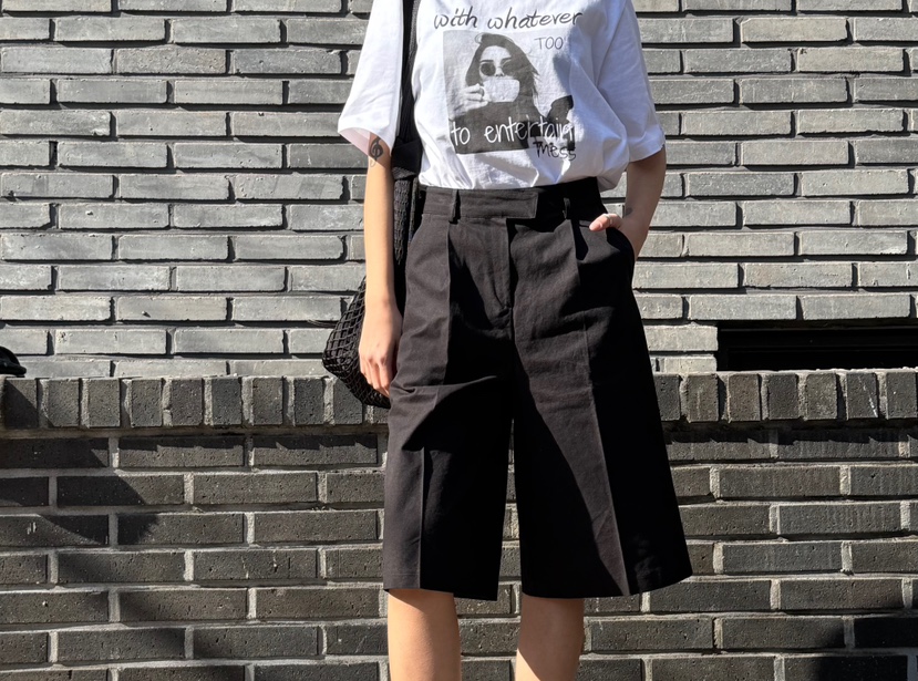 LIMLIMLIM直郵韓國代購㊣女裝新品25春夏推薦熱賣人氣職業短褲LIM LIM LIM短褲