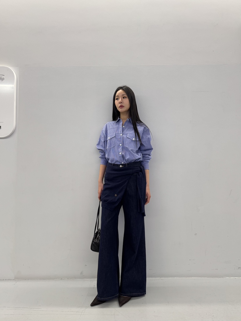 LIMLIMLIM韓國直郵㊣東大門實拍女裝新款推薦25春夏襯衫蕾絲衫LIM LIM LIM襯衫/蕾絲衫