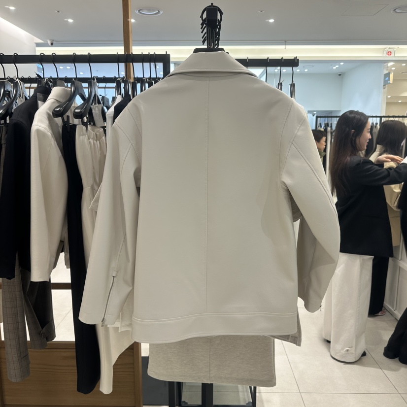 BLOSSOM韓國直郵㊣東大門實拍女裝新品休閑熱賣25春夏時尚皮衣BLOSSOM皮衣