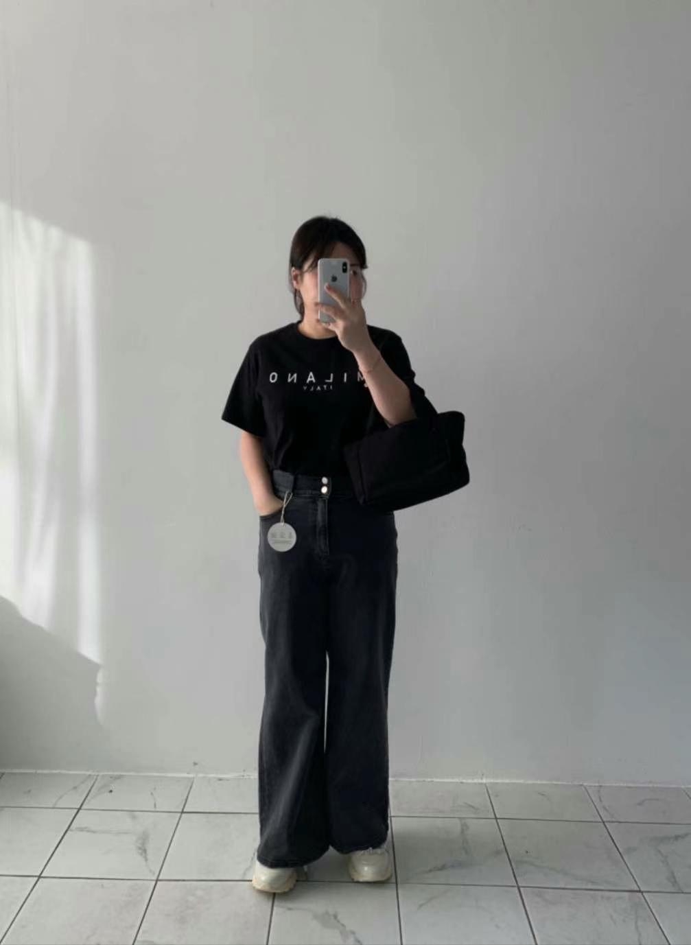 PINK POUCH韓國直郵㊣東大門實拍女裝新款25春夏職業時尚T恤PINK POUCHT恤