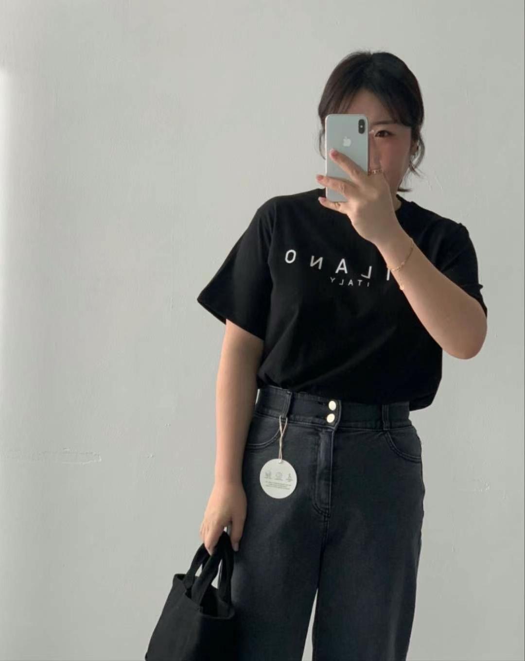 PINK POUCH韓國直郵㊣東大門實拍女裝新款25春夏職業時尚T恤PINK POUCHT恤