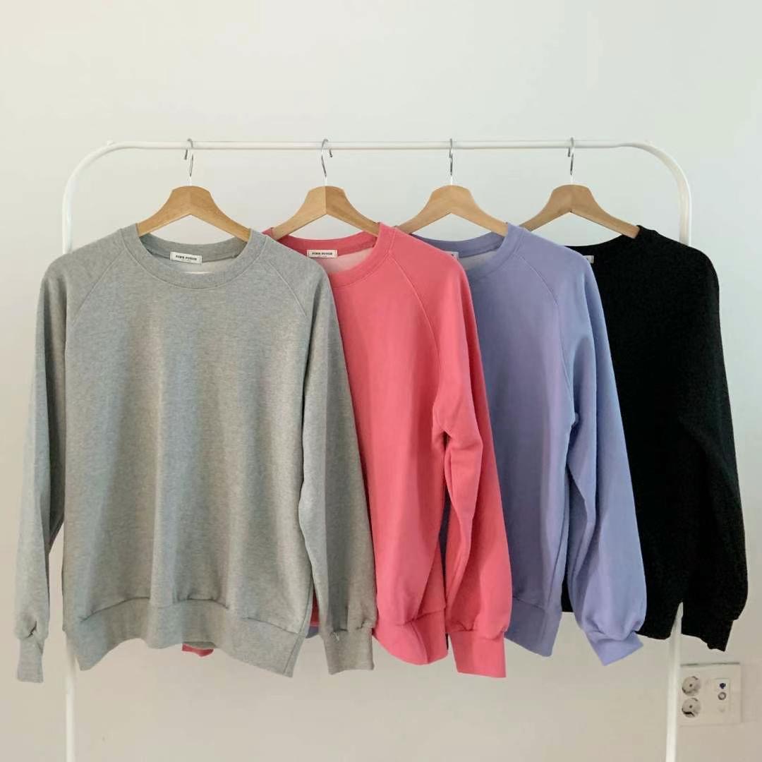 PINK POUCH韓國㊣直郵東大門代購女裝新品25春夏時尚熱賣衛衣PINK POUCH衛衣