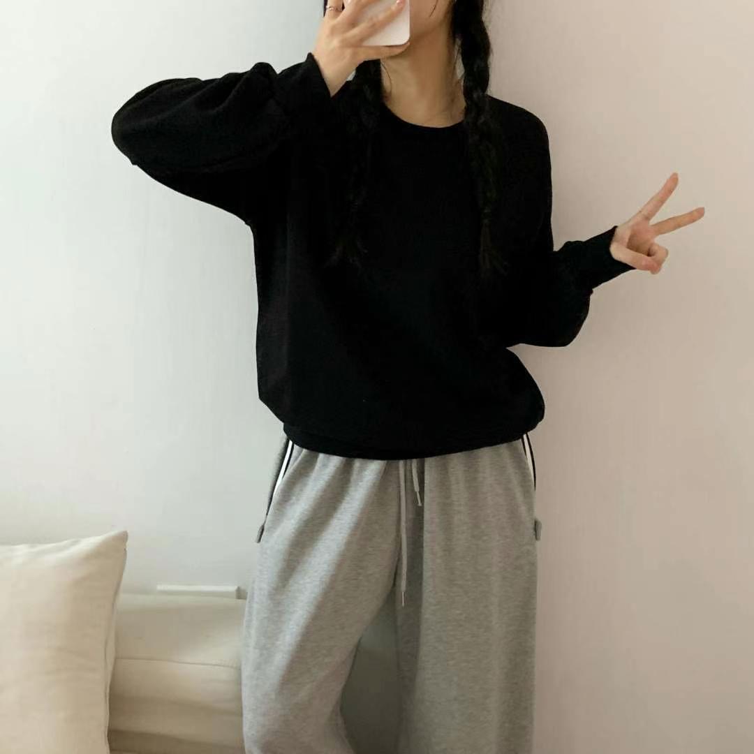PINK POUCH韓國㊣直郵東大門代購女裝新品25春夏時尚熱賣衛衣PINK POUCH衛衣