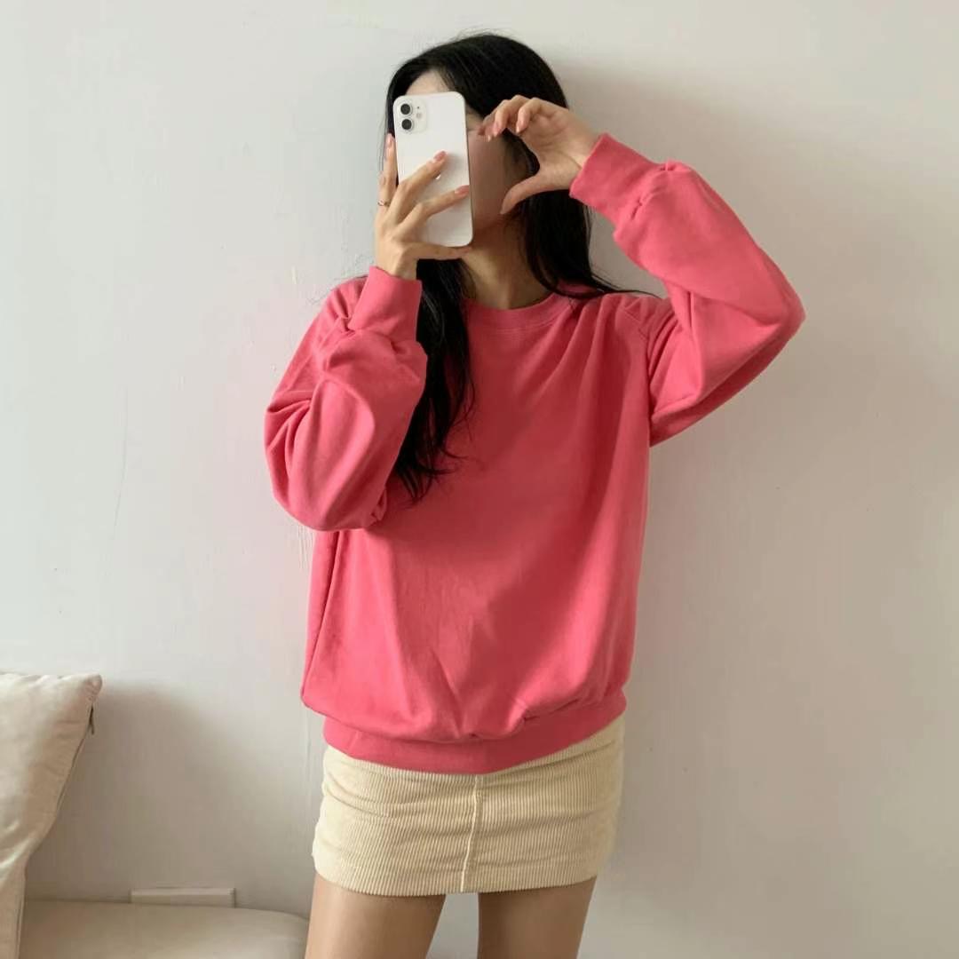 PINK POUCH韓國㊣直郵東大門代購女裝新品25春夏時尚熱賣衛衣PINK POUCH衛衣圖色2