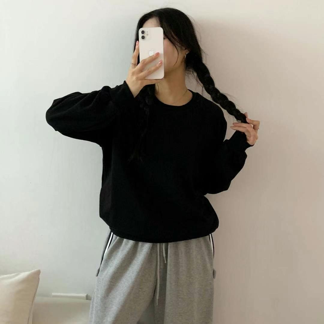 PINK POUCH韓國㊣直郵東大門代購女裝新品25春夏時尚熱賣衛衣PINK POUCH衛衣圖色4
