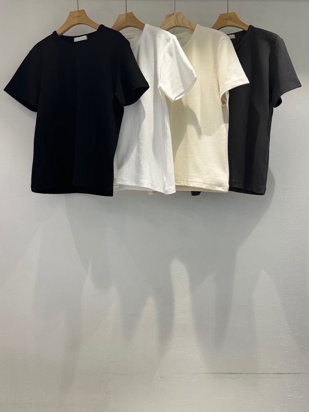LOWELL韓國直郵㊣女裝新品休閑職業人氣熱賣25春夏時尚推薦T恤LOWELLT恤圖色2左二色
