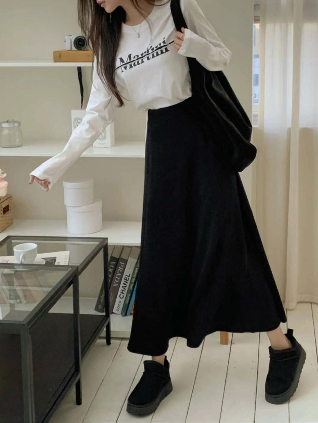 PINK POUCH韓國直郵㊣東大門實拍女裝新品職業推薦長袖T恤PINK POUCH長袖T恤