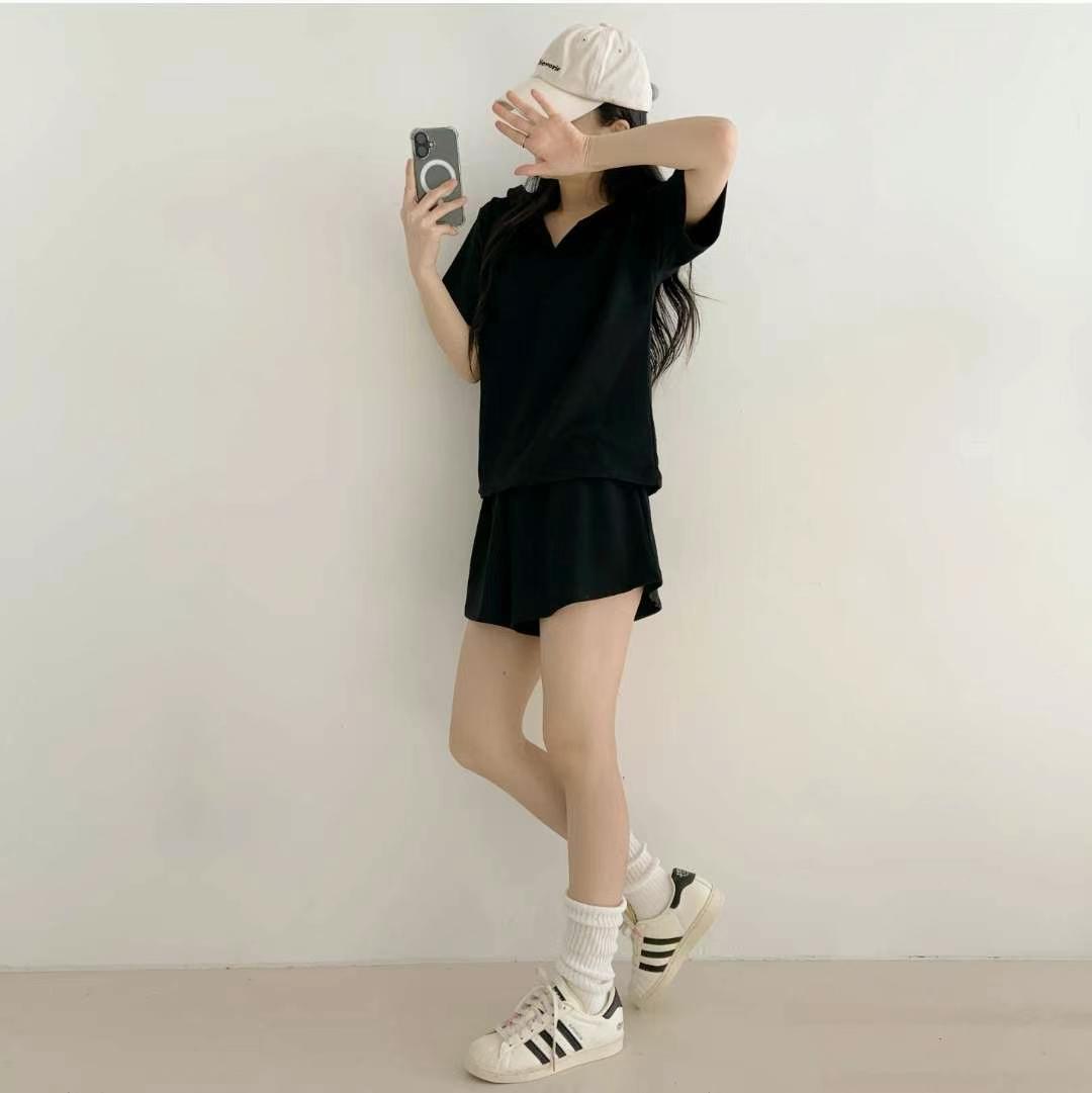 PINK POUCH韓國直郵㊣女裝新款熱賣25春夏休閑時尚人氣套裝PINK POUCH套裝
