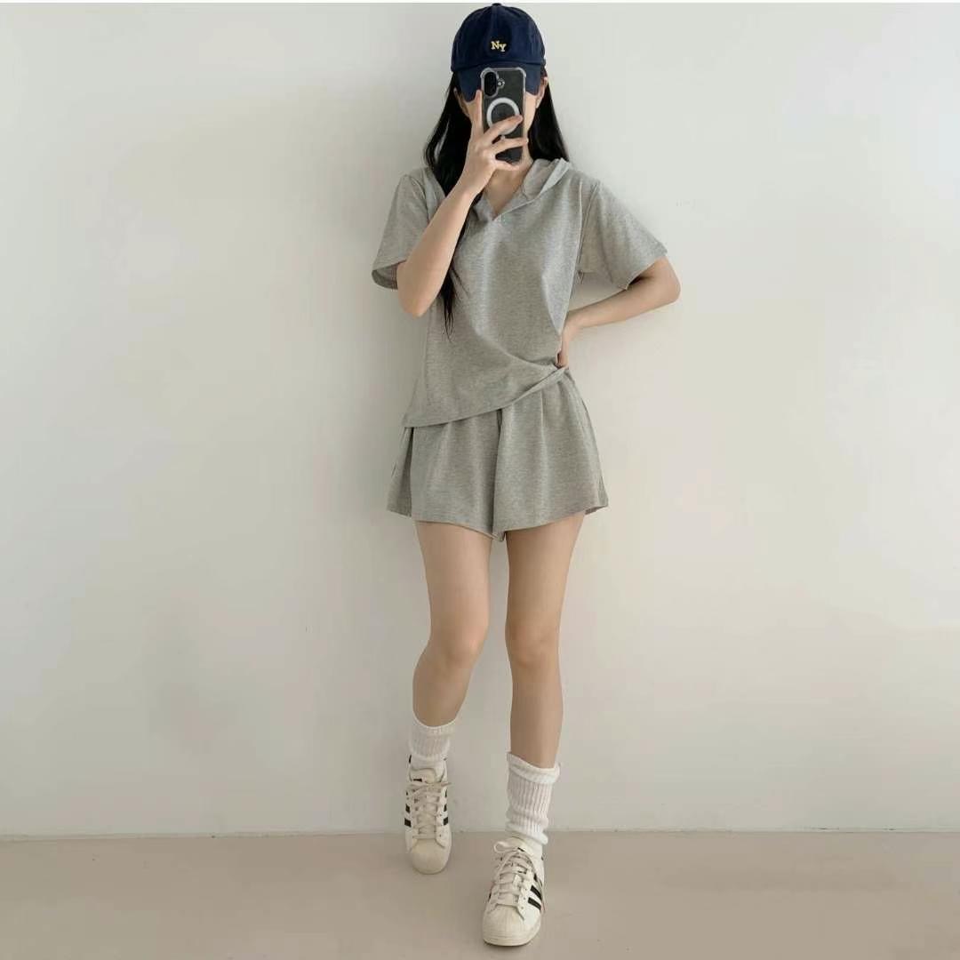 PINK POUCH韓國直郵㊣女裝新款熱賣25春夏休閑時尚人氣套裝PINK POUCH套裝圖色2