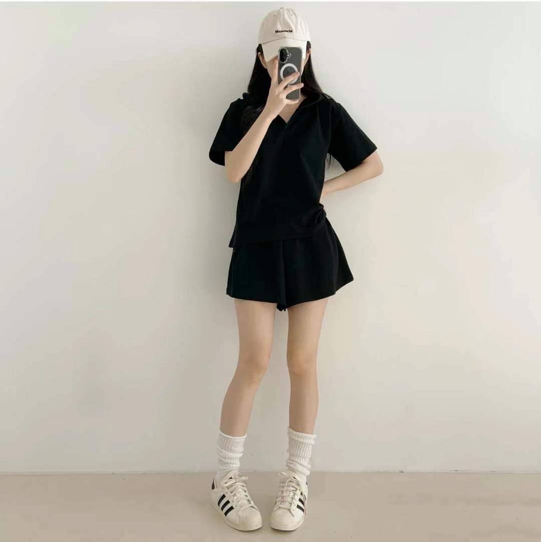 PINK POUCH韓國直郵㊣女裝新款熱賣25春夏休閑時尚人氣套裝PINK POUCH套裝圖色3