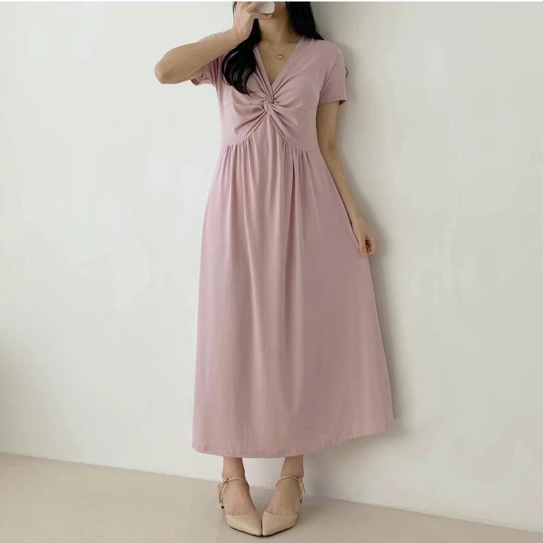 PINK POUCH韓國直郵㊣東大門實拍女裝新品時尚休閑推薦連衣裙PINK POUCH連衣裙