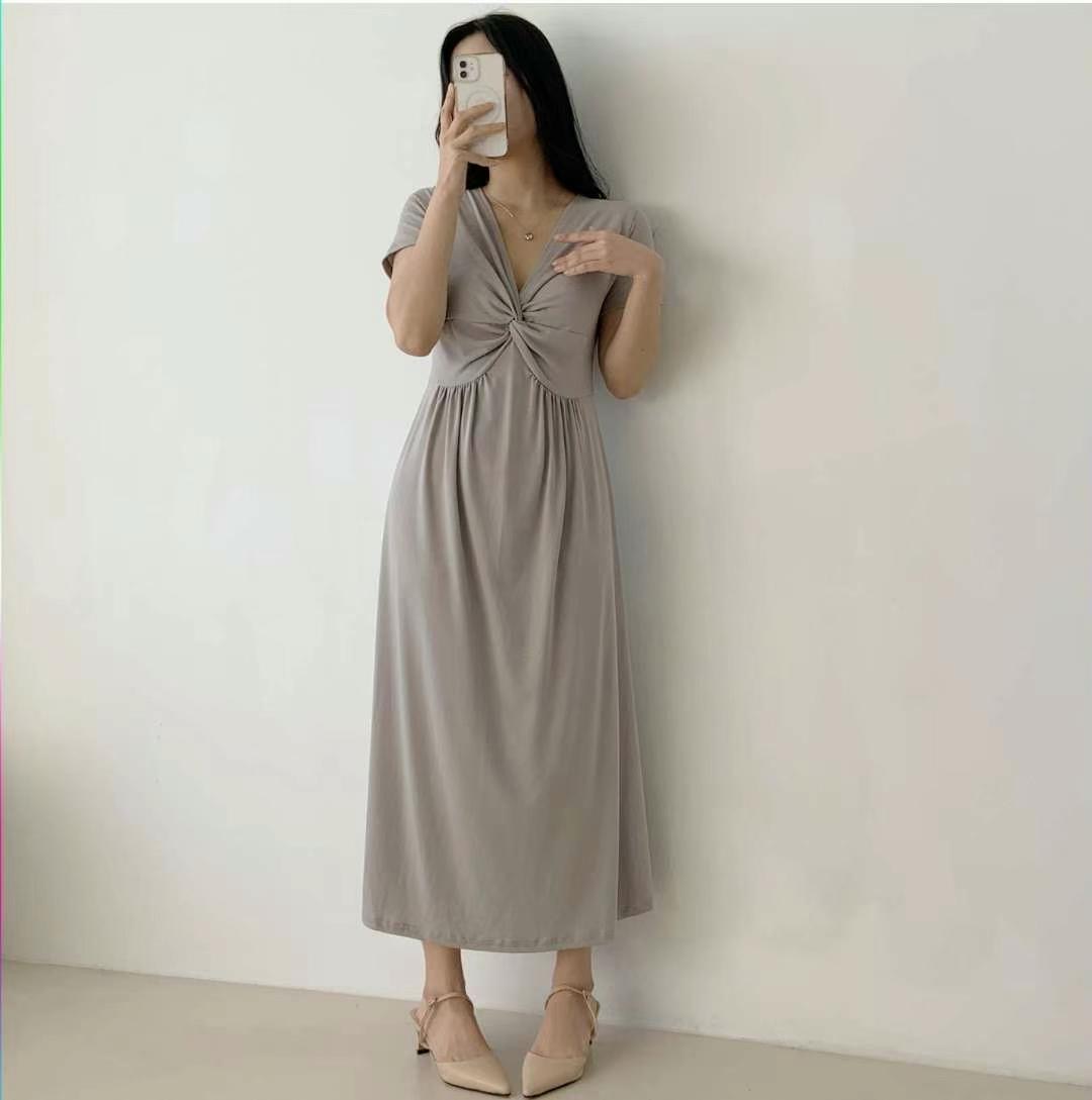 PINK POUCH韓國直郵㊣東大門實拍女裝新品時尚休閑推薦連衣裙PINK POUCH連衣裙圖色2