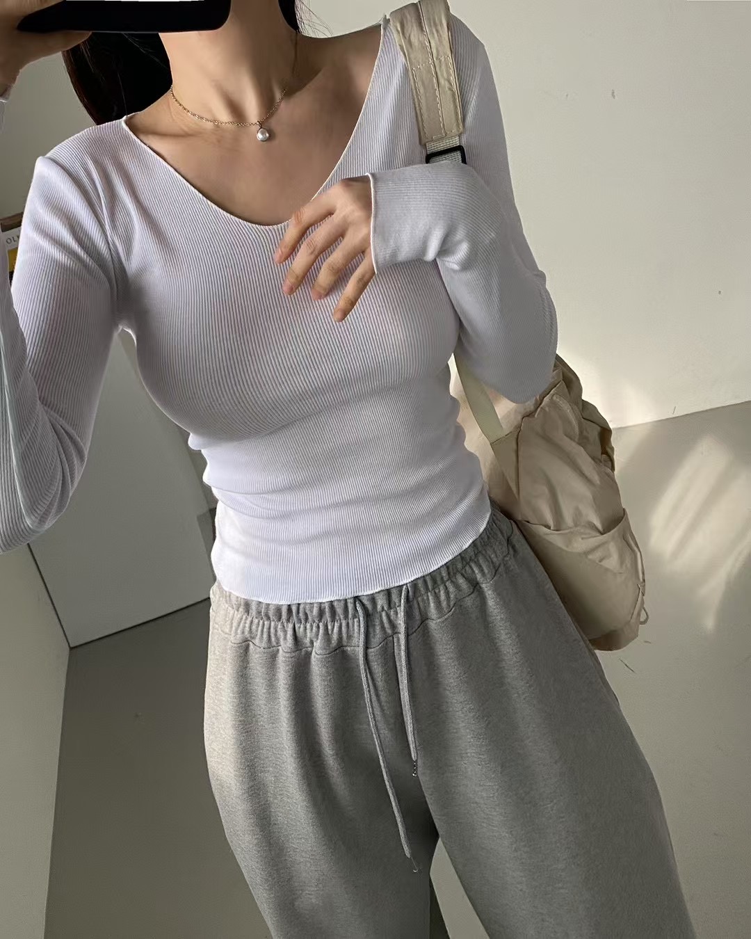 J.BELLA韓國㊣直郵東大門代購女裝新品推薦休閑熱賣長袖T恤J.BELLA長袖T恤圖色2