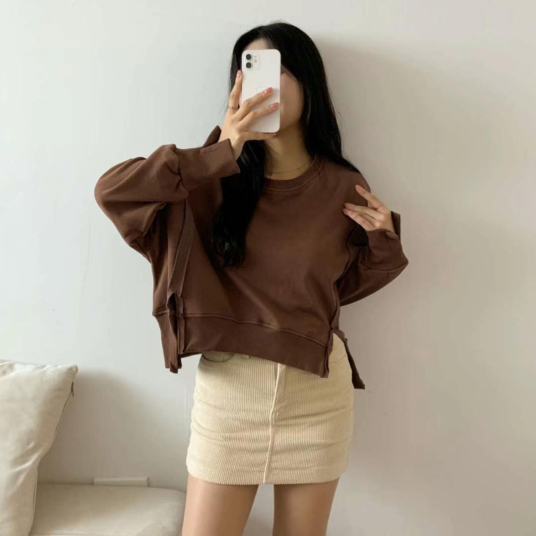 PINK POUCH韓國㊣直郵東大門代購女裝新品25春夏職業熱賣衛衣PINK POUCH衛衣圖色3