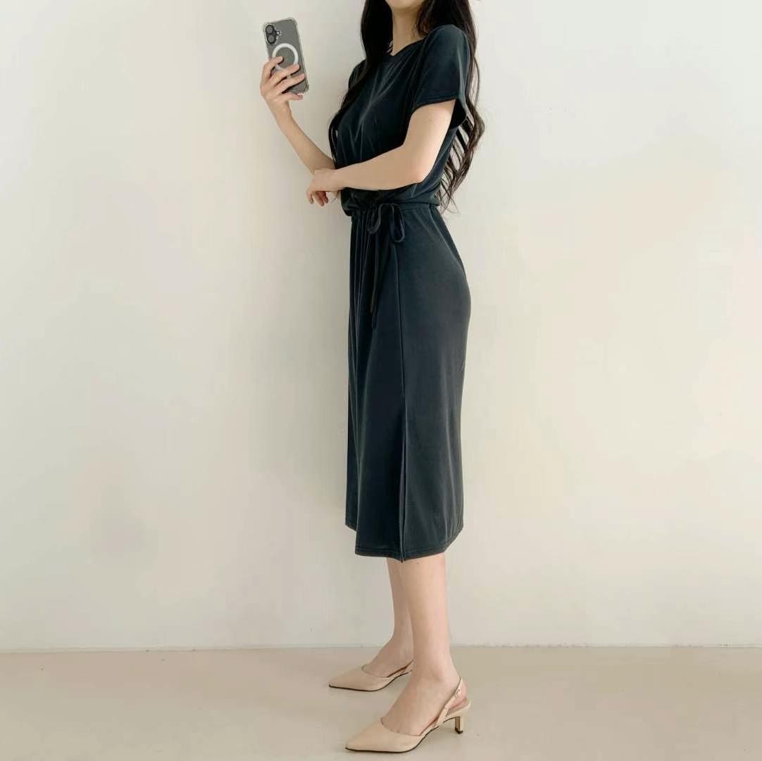 PINK POUCH韓國直郵㊣女裝新品人氣休閑職業推薦25春夏連衣裙PINK POUCH連衣裙