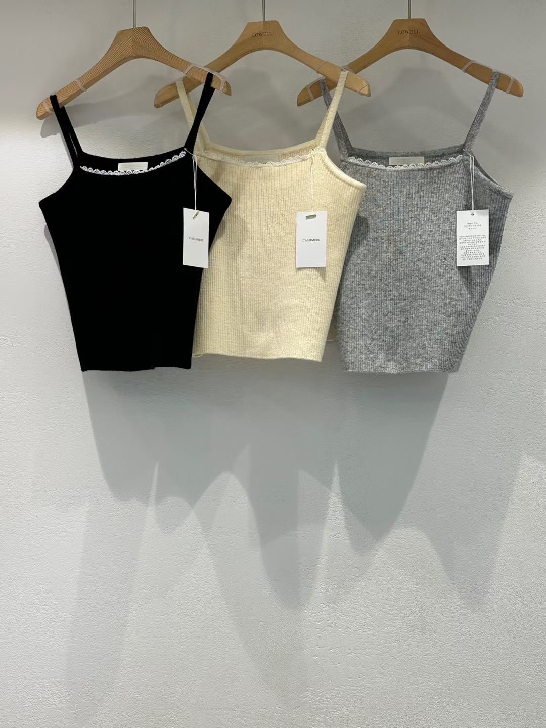 LOWELL直郵韓國代購㊣女裝新款時尚休閑25春夏熱賣吊帶背心LOWELL吊帶/背心