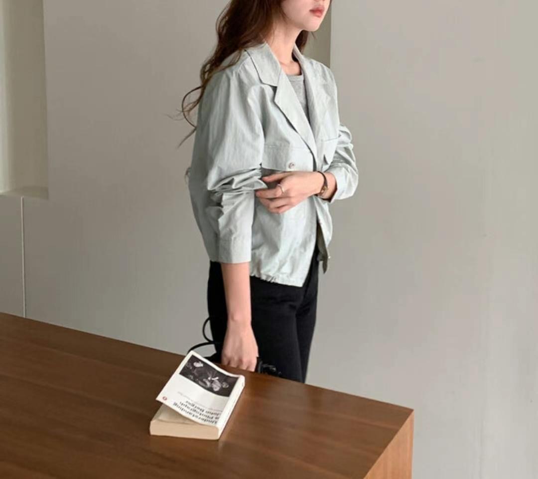 SECOND DRESS-세컨드레스-OT韓國㊣直郵東大門代購女裝新品休閑夾克SECOND DRESS夾克
