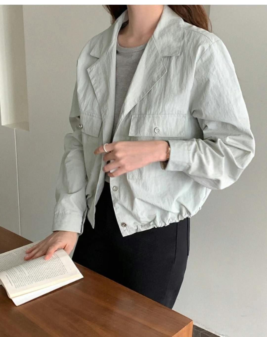 SECOND DRESS-세컨드레스-OT韓國㊣直郵東大門代購女裝新品休閑夾克SECOND DRESS夾克