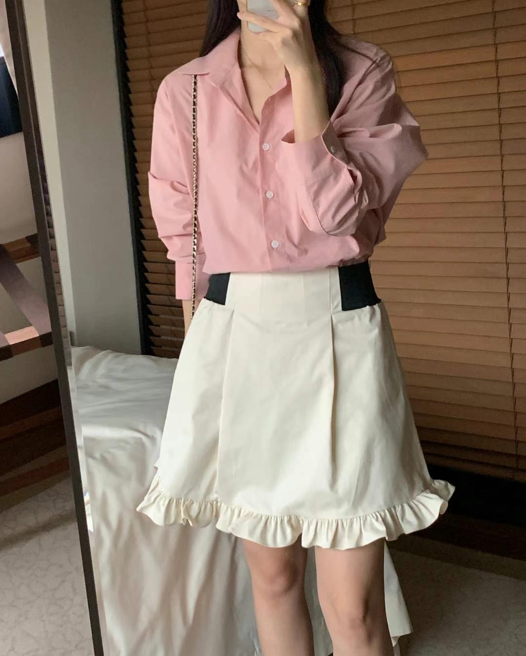 SECOND DRESS-세컨드레스-OT韓國直郵㊣女裝新款時尚襯衫蕾絲衫SECOND DRESS襯衫/蕾絲衫圖色3