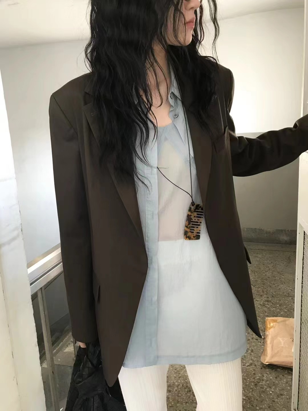 AVANDACE直郵韓國代購㊣女裝新品職業熱賣25春夏推薦休閑夾克AVANDACE夾克