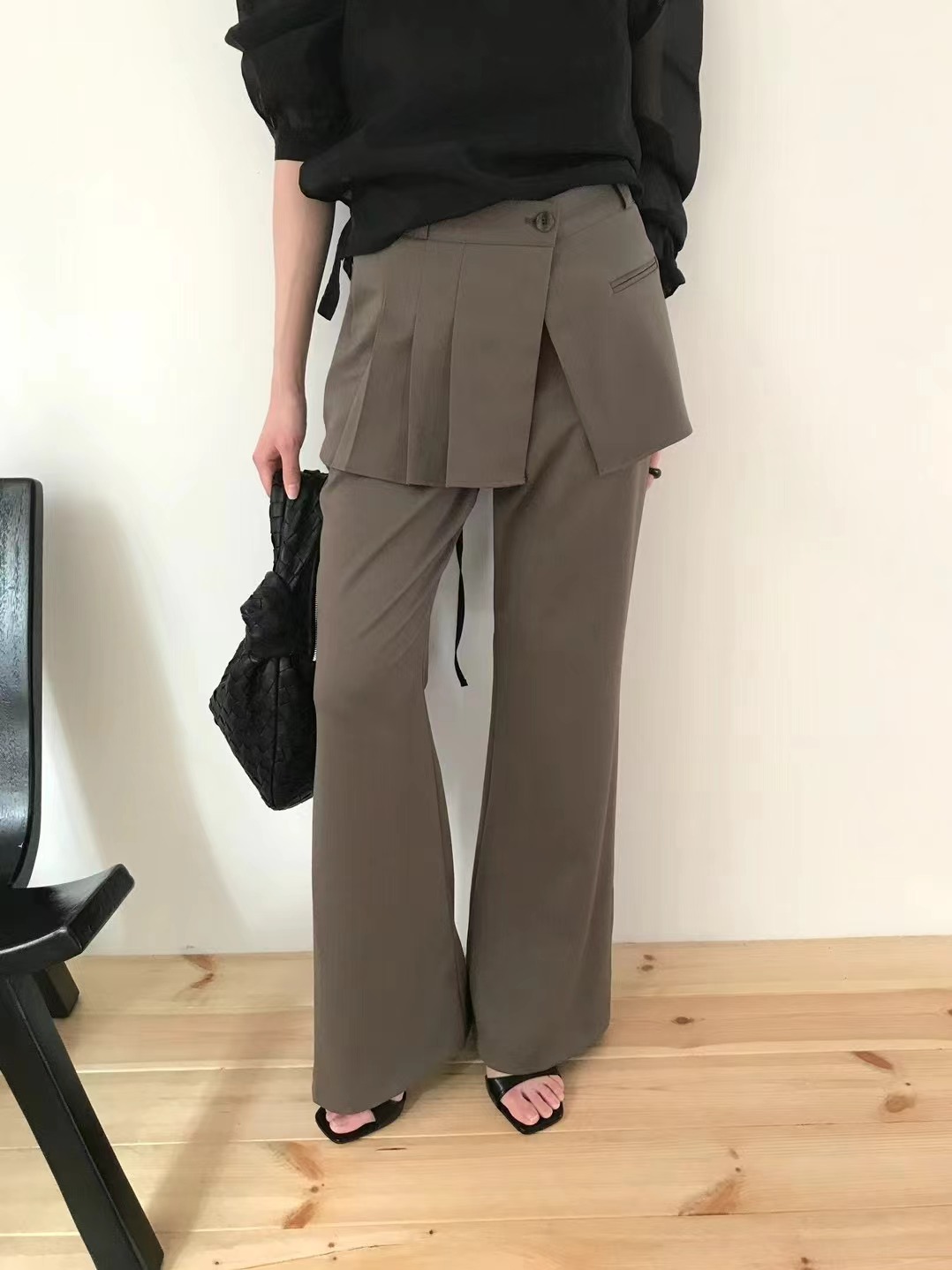 AVANDACE韓國直郵㊣女裝新品人氣熱賣推薦職業25春夏休閑褲AVANDACE休閑褲