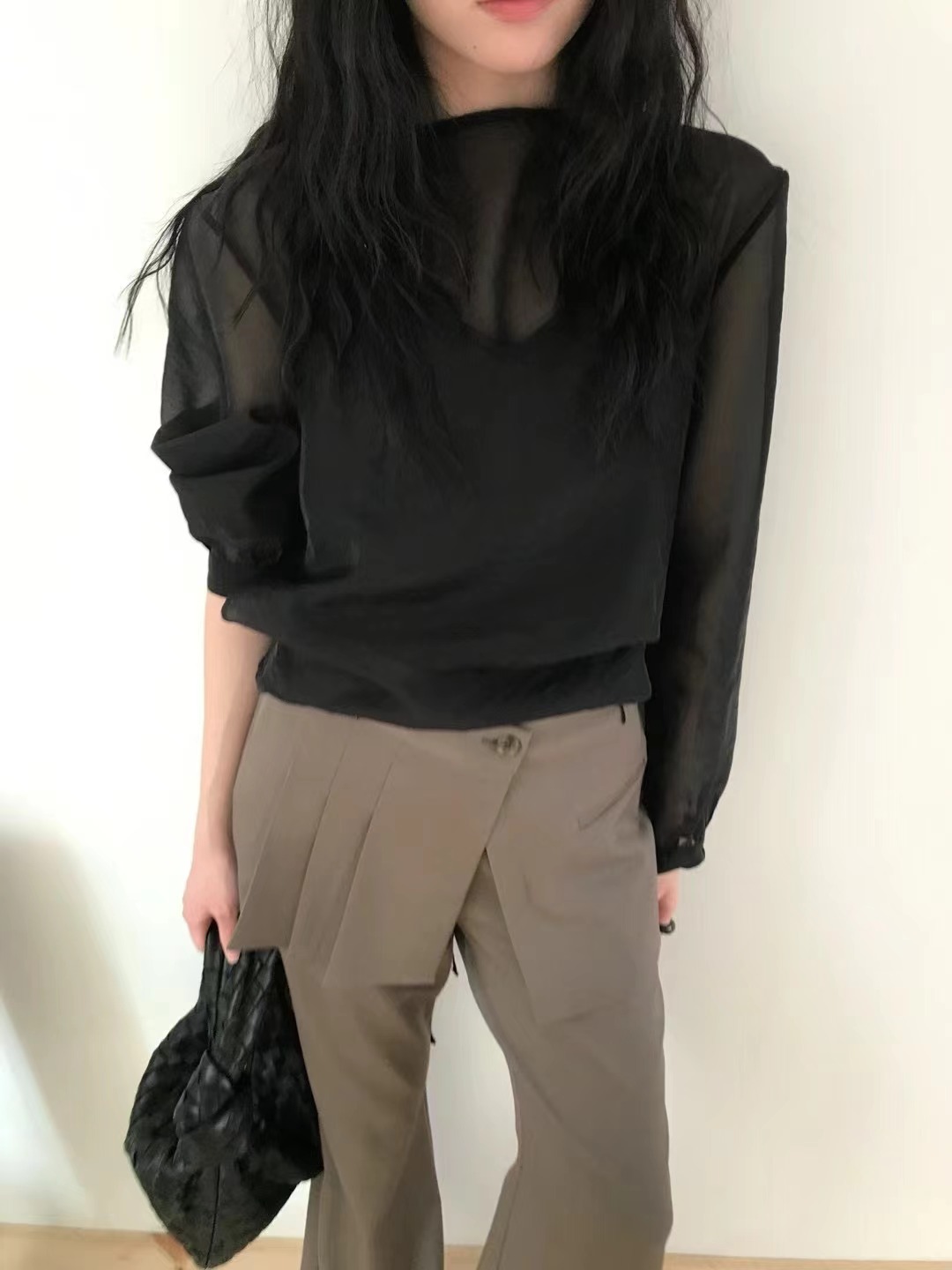 AVANDACE韓國直郵㊣女裝新品人氣熱賣推薦職業25春夏休閑褲AVANDACE休閑褲