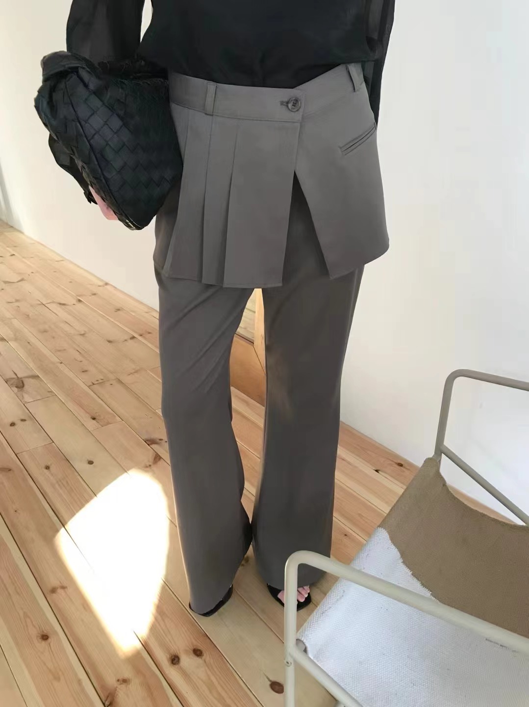 AVANDACE韓國直郵㊣女裝新品人氣熱賣推薦職業25春夏休閑褲AVANDACE休閑褲