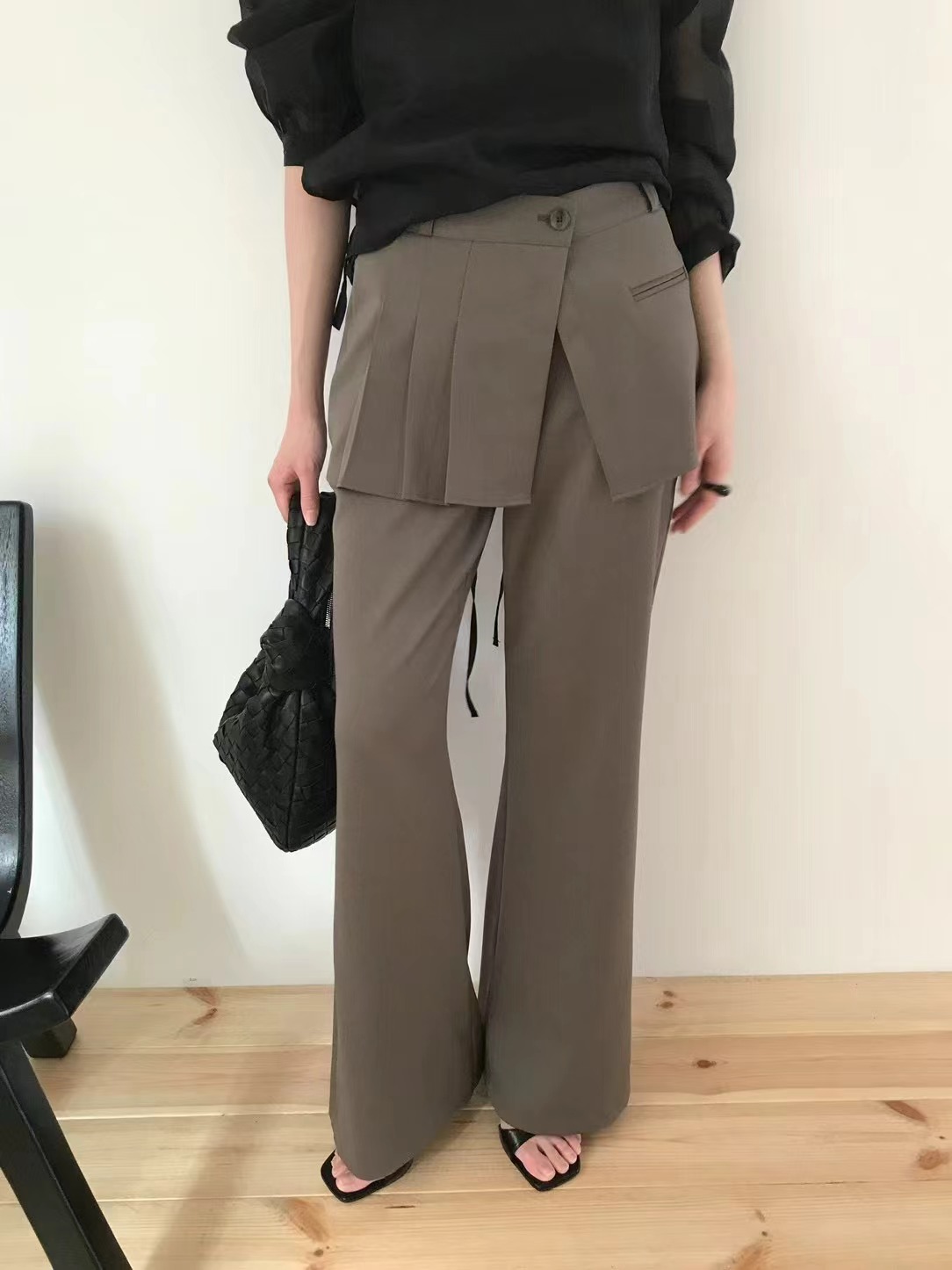 AVANDACE韓國直郵㊣女裝新品人氣熱賣推薦職業25春夏休閑褲AVANDACE休閑褲