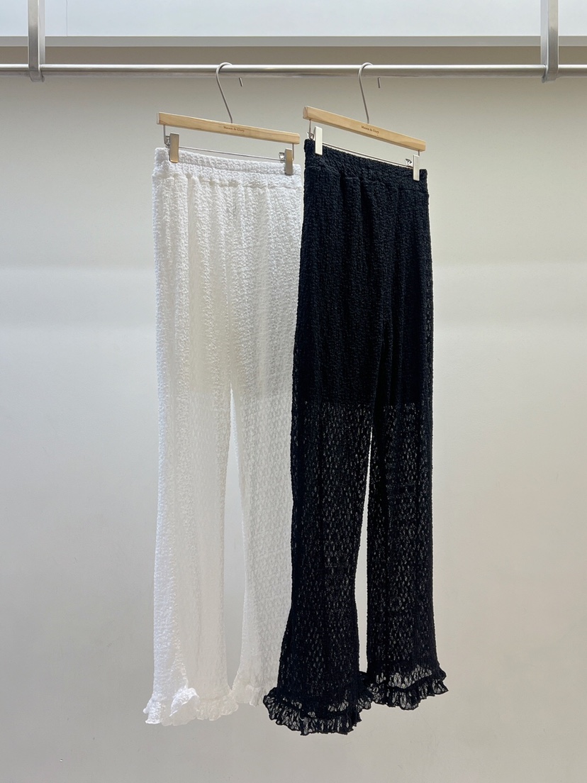 MAISONDEGLORY韓國直郵㊣女裝新品熱賣推薦職業人氣休閑褲蕾絲MAISON DE GLORY休閑褲
