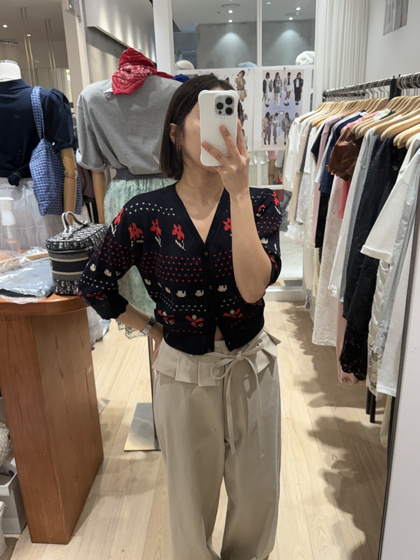 BY CHAPTER韓國直郵㊣東大門實拍女裝新款休閑推薦針織衫開衫BY Chapter針織衫