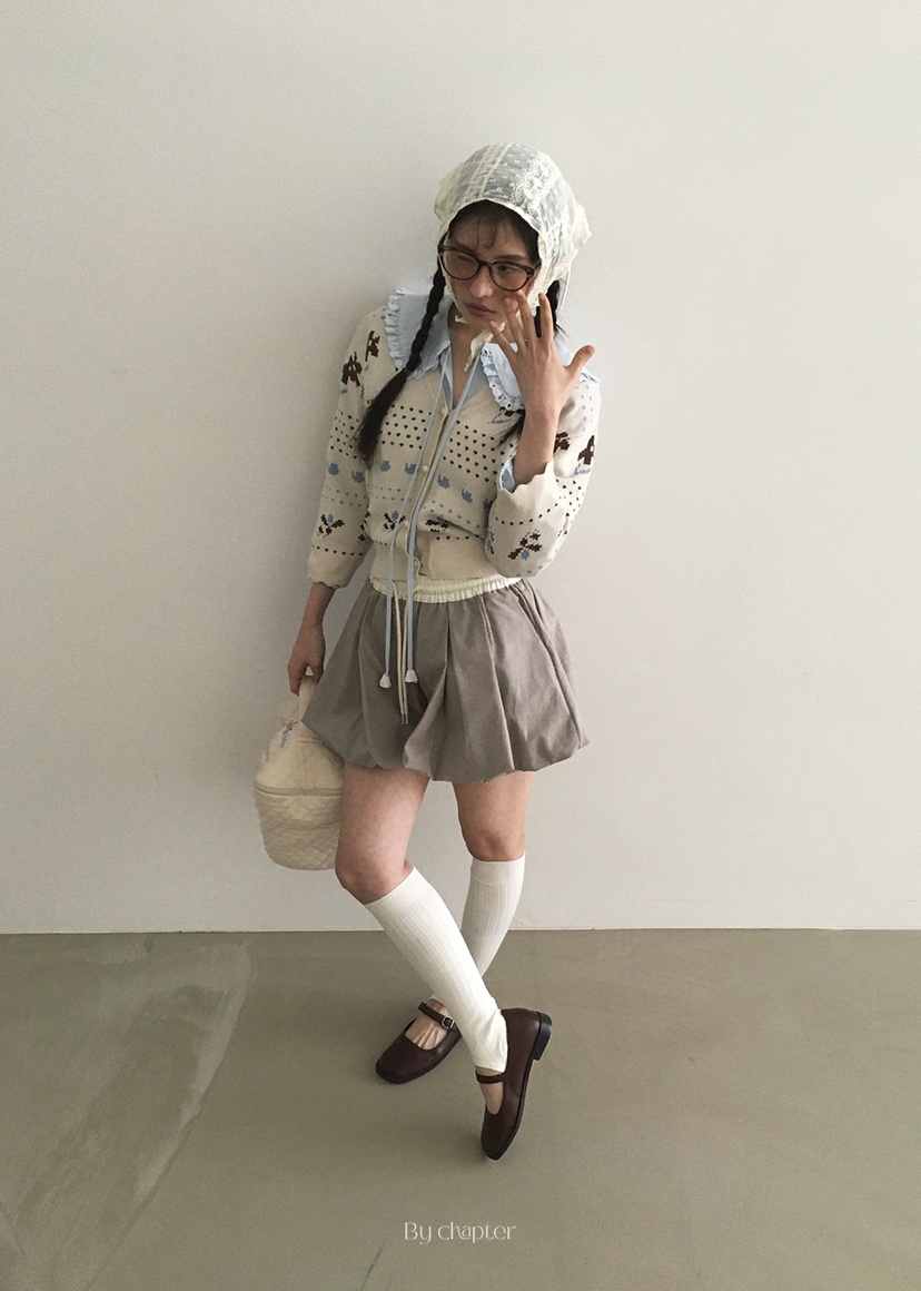BY CHAPTER韓國㊣直郵東大門代購女裝新品職業熱賣短褲格紋Chapter短褲
