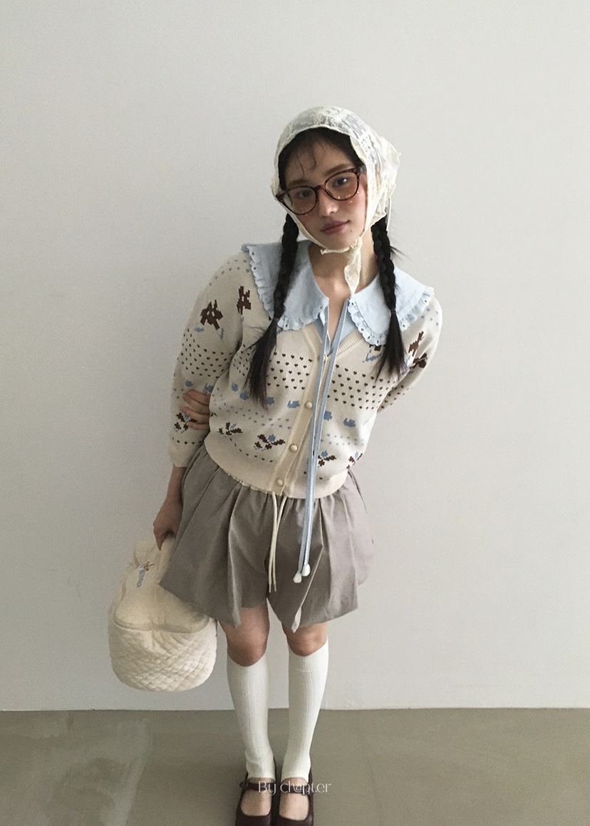 BY CHAPTER韓國㊣直郵東大門代購女裝新品職業熱賣短褲格紋Chapter短褲