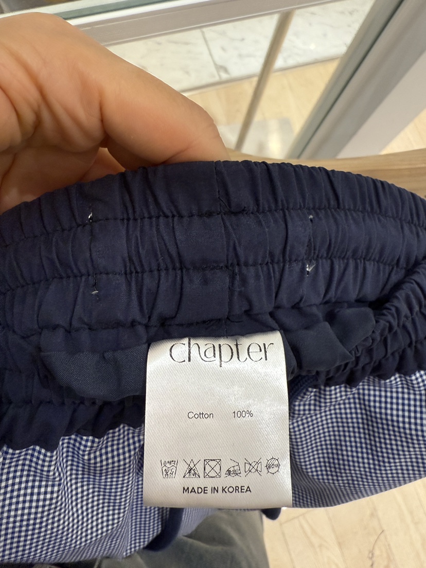 BY CHAPTER韓國㊣直郵東大門代購女裝新品職業熱賣短褲格紋Chapter短褲